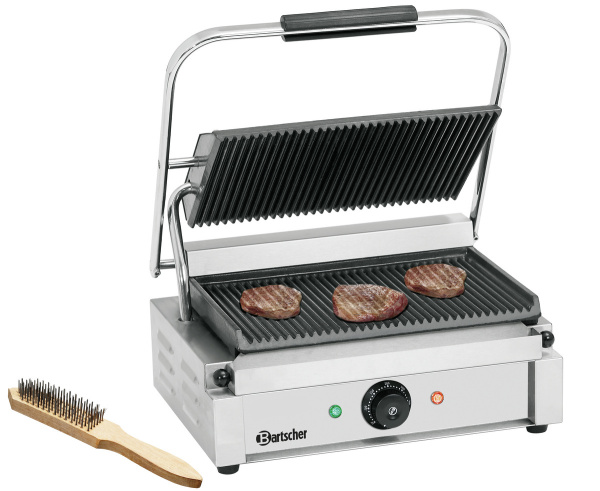 BARTSCHER Elektrinis kontaktinis grilis "Panini" 1R, rifliuotas viršus ir apačia, 230V/2,2kW A150674 | E-gastro