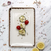 FINE DINE Stačiakampė lėkštė Vanilla, kreminė, 215x120 mm, 6 vnt. 781098 | E-gastro