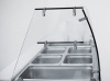 COOL HEAD Saladetė su stikline vitrina CR90A, 2xGN1/1, 230V/142,4W, 700x1295x900 mm CRQ 90A | E-gastro