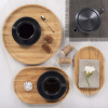 FINE DINE Trikampis dubuo Coal, juodas, ø200 mm, 6 vnt. 04ALM007964 | E-gastro