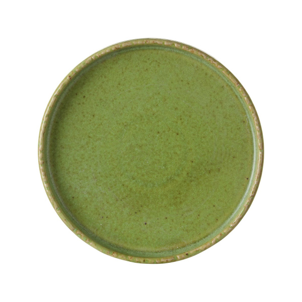 FINE DINE Lėkštė aukštu krašteliu Edenic, žalia, ø270 mm, 3 vnt. 767870 | E-gastro