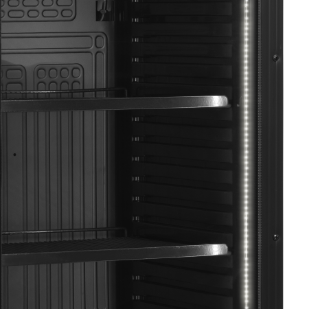 TEFCOLD Juodas butelių šaldytuvas CEV425CP BLACK 17141 | E-gastro