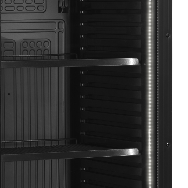 TEFCOLD Juodas butelių šaldytuvas CEV425CP BLACK 17141 | E-gastro