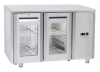 COOL HEAD Šaldomas stalas QRG2100SG, stiklinės durys GN 1/1, 230V/100W, 700x850x1380 mm QRG 2100SG | E-gastro