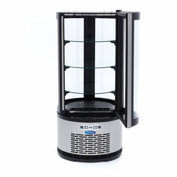 MAXIMA Vitrininis šaldytuvas apvalus 100 L 48 cm 09400841 | E-gastro
