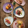 FINE DINE Lėkštė Petal Pink, rožinė,  ø217 mm, 6 vnt. SPPSEVP81 | E-gastro