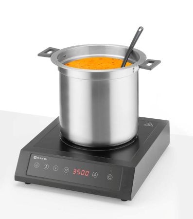 HENDI Sriubos marmitas be vandens, 10L, Juodas, Ø330x(H)398mm 860564 | E-gastro