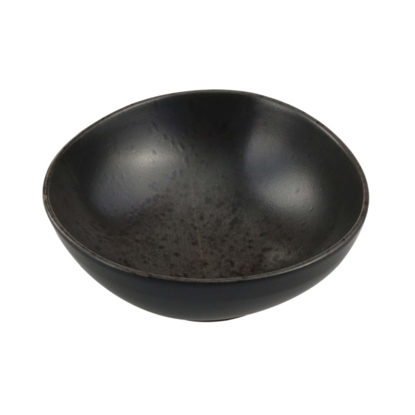 FINE DINE Makaronų lėkštė Ironstone, juoda, ø230 mm, 6 vnt. 04SWA000105 | E-gastro