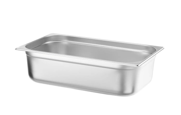 HENDI Konteineris GN 1/1, Budget Line, 21L, nerūdijantis plienas, 530x325x(H)150mm 800140 | E-gastro