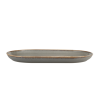 FINE DINE Ovali lėkštė Stone, tamsiai pilka, 320x200mm, 6 vnt. 04ALM002561 | E-gastro
