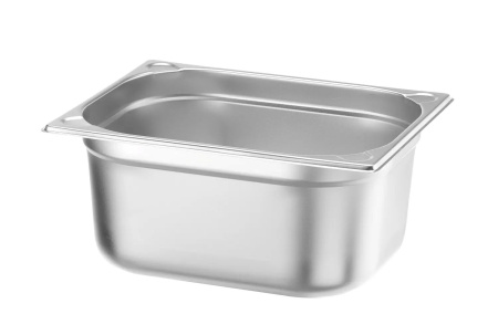 HENDI Konteineris GN 1/2, Kitchen Line, 9,5L, nerūdijantis plienas, 325x265x(H)150 mm 806340 | E-gastro