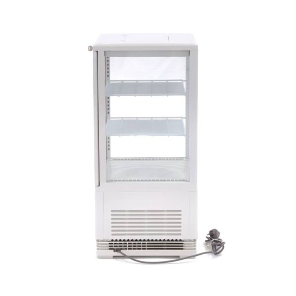 MAXIMA Vitrininis šaldytuvas 58 L 43 cm baltas 09400800 | E-gastro