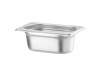 HENDI Konteineris GN 1/9, Budget Line, 0,6L, nerūdijantis plienas, 176x108x(H)65 mm 800720 | E-gastro