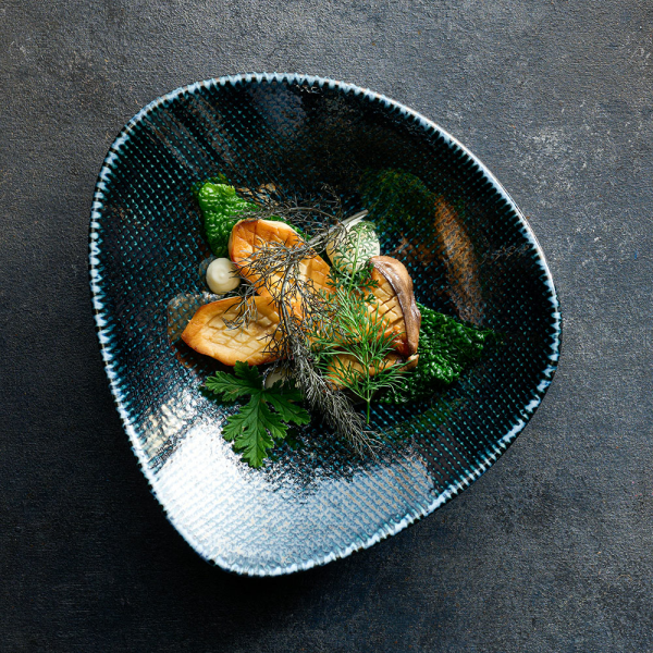 FINE DINE Trikampis dubuo Astro, mėlynas, ø240 mm, 12 vnt. ATBLTRB91 | E-gastro