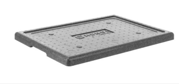 HENDI Termokonteineris iš kopolimero Piocelan, Kitchen Line, GN 1/1, 40 L, juodas, 600x400x(H)283 mm 707746 | E-gastro