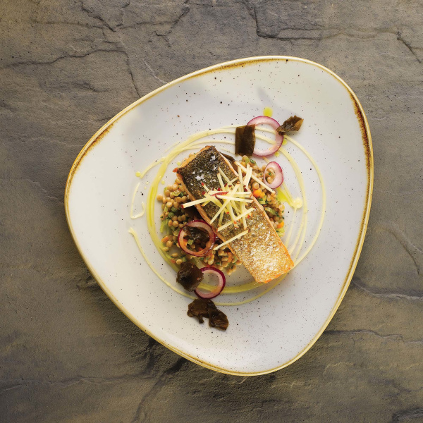 FINE DINE Lėkštė Barley, kreminė, ø264 mm, 6 vnt. SWHSOG101 | E-gastro