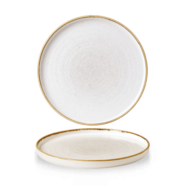 FINE DINE Lėkštė aukštu krašteliu Barley, kreminė, ø260 mm, 6 vnt. SWHSWP261 | E-gastro