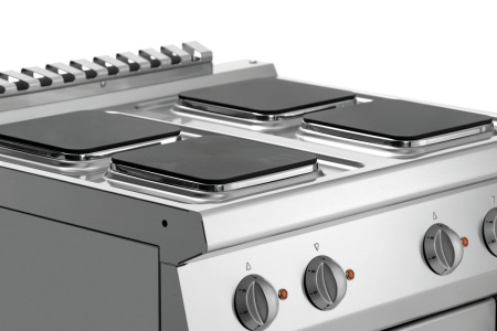 BARTSCHER Elektrinė viryklė 700, 4 kaitviečių su konvekcine orkaite, 400V / 14,05 kW 286326 | E-gastro