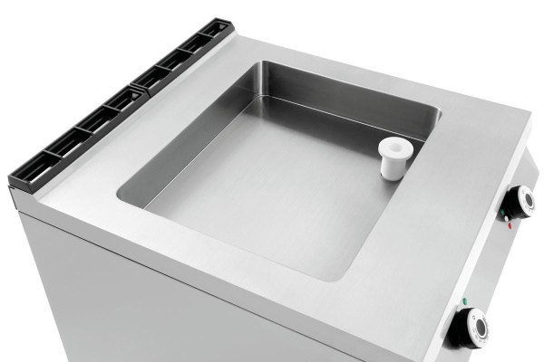 BARTSCHER Daugiafunkcinė elektrinė kepimo plokštuma - gruzdintuvė, ant atviros spintelės, 800 mm, 400V/10kW 296426 | E-gastro