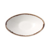 FINE DINE Ovalus dubuo lėkštė Vanilla, kreminis, 250x160mm, 6 vnt. 781180 | E-gastro