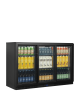 TEFCOLD Pobarinis šaldytuvas BA31S-3, 3 stumdomos stiklinės durys, 311 l., 1350 x 515 x 900 mm 45475 | E-gastro