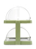 HENDI Dviguba atverčiama aušinimo vitrina UNIQ, designed by Robert Bronwasser, Žalia,480x355x(H)480mm 871973 | E-gastro