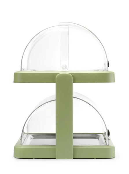 HENDI Dviguba atverčiama aušinimo vitrina UNIQ, designed by Robert Bronwasser, Žalia,480x355x(H)480mm 871973 | E-gastro
