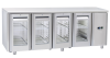 COOL HEAD Šaldomas stalas QRG4100SG, stiklinės durys GN 1/1, 230V/100W, 700x850x2255 mm QRG 4100SG | E-gastro