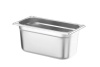 HENDI Konteineris GN 1/3, Kitchen Line, 5.7 L, nerūdijančio plieno, 325x176x(H)150 mm 806449 | E-gastro