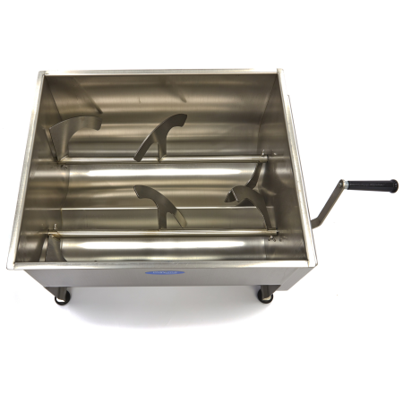 MAXIMA Mėsos maišyklė 60L 55kg dviguba ašis, rankinė 09368003 | E-gastro