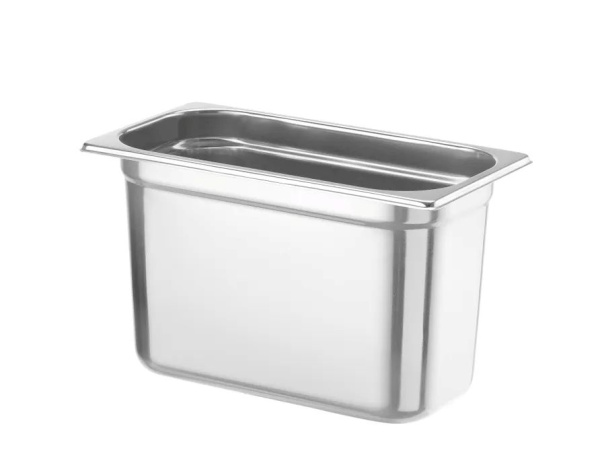 HENDI Konteineris GN 1/3, Profi Line, 7.8 L, nerūdijančio plieno, 325x176x(H)200 mm 801505 | E-gastro