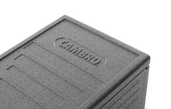 CAMBRO Termokonteineris Cam GoBox Economy 46 l, GN 1/1, Juodas, 600x400x(H)316mm EPP180E110 | E-gastro