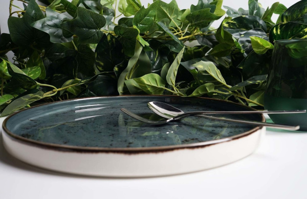 FINE DINE Lėkštė aukštu krašteliu Arando, pilka, ø200 mm, 4 vnt. 778838 | E-gastro