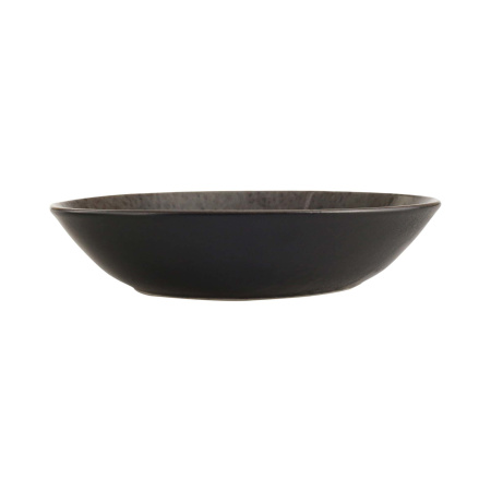 FINE DINE Makaronų lėkštė Ironstone, juoda, ø230 mm, 6 vnt. 04SWA000105 | E-gastro
