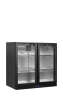 TEFCOLD Pobarinis šaldytuvas BA26S, 2 stumdomos stiklinės durys, 190 l., 900 x 515 x 870 mm 45474 | E-gastro