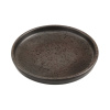 FINE DINE Lėkštė aukštu krašteliu Ironstone, juoda, ø150 mm, 6 vnt. 04SWA000081 | E-gastro