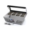 MAXIMA Saladetė 67L 8 × 1/6 GN su stiklo dangčiu 09400870 | E-gastro