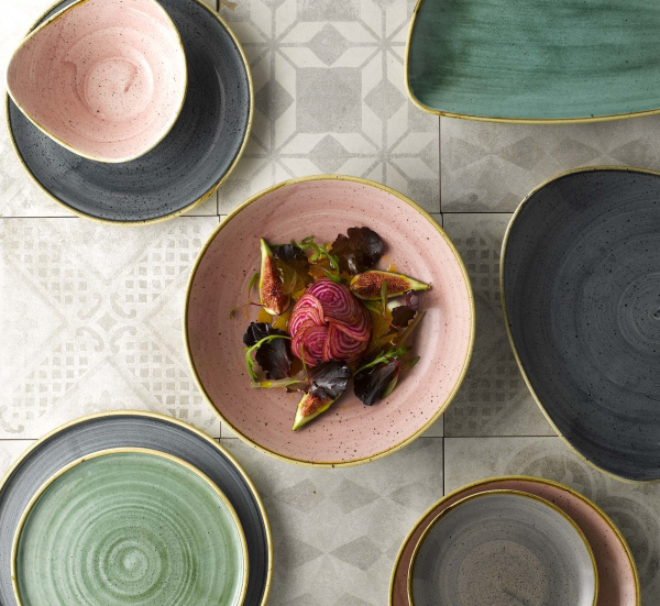 FINE DINE Lėkštė Petal Pink, rožinė,  ø260 mm, 6 vnt. SPPSEV101 | E-gastro