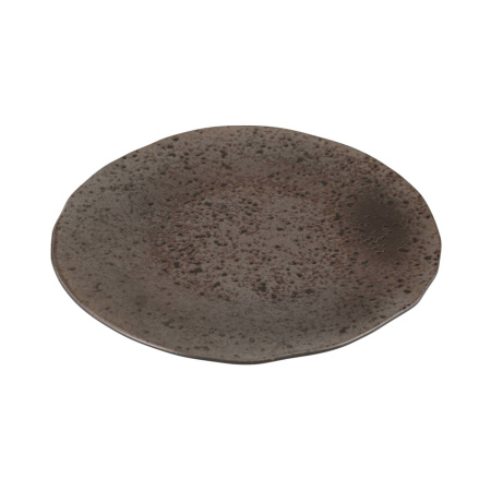 FINE DINE Lėkštė Ironstone, juoda, ø220 mm, 6 vnt. 04SWA000049 | E-gastro
