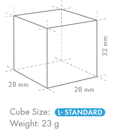 HOSHIZAKI Ledo generatorius IM-100PE, dideli kubeliai 23 gr, oro aušinimas 104 kg/24 val. IM-100PE | E-gastro