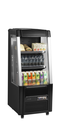 TEFCOLD Žemo profilio atvira vitrina ODC60 BLACK 31493 | E-gastro