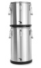 HENDI Termosas maisto transportavimui su čiaupu, 25L, Sidabro, ø330x(H)430mm 710234 | E-gastro