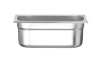 HENDI Konteineris GN 1/4, Kitchen Line, 2,8L, nerūdijantis plienas, 265x162x(H)100 mm 806531 | E-gastro