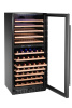 ARKTIC Vyno šaldytuvas, 2 zonų, 124 buteliai, 265L, Juodas, 570x595x(H)1400mm 237120 | E-gastro