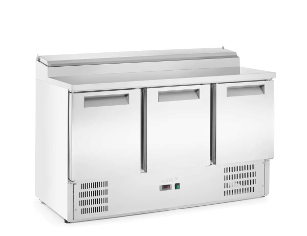 ARKTIC 3 durų šaldytuvo stalas su antstatu 1365x695x(H)955mm 236239 | E-gastro