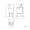 KONETEOLLISUUS Profesionalus mėsos smulkintuvas KT-SH-1, 400V/0,55kW ESH100 | E-gastro