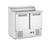 ARKTIC 2 durų šaldytuvo stalas su antstatu 900x695x(H)955mm 236222 | E-gastro