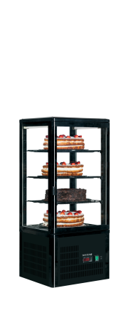 TEFCOLD Šaldoma vitrina UPD80 BLACK 16064 | E-gastro