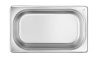 HENDI Konteineris GN 1/4, Budget Line, 1,8L, nerūdijantis plienas, 265x162x(H)65 mm 800522 | E-gastro