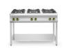 HENDI dujinė viryklė, 6 degikliai, su atviru stovu, Kitchen Line, 28,5kW, 1200x700x(H)900mm 226094 | E-gastro